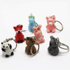 Three-dimensional Cartoon Animal Key Chain Cute Bear Key Chains
