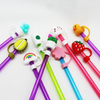 Cartoon Eco-friendly Reuse Straw Customized Silicone Baby Straw