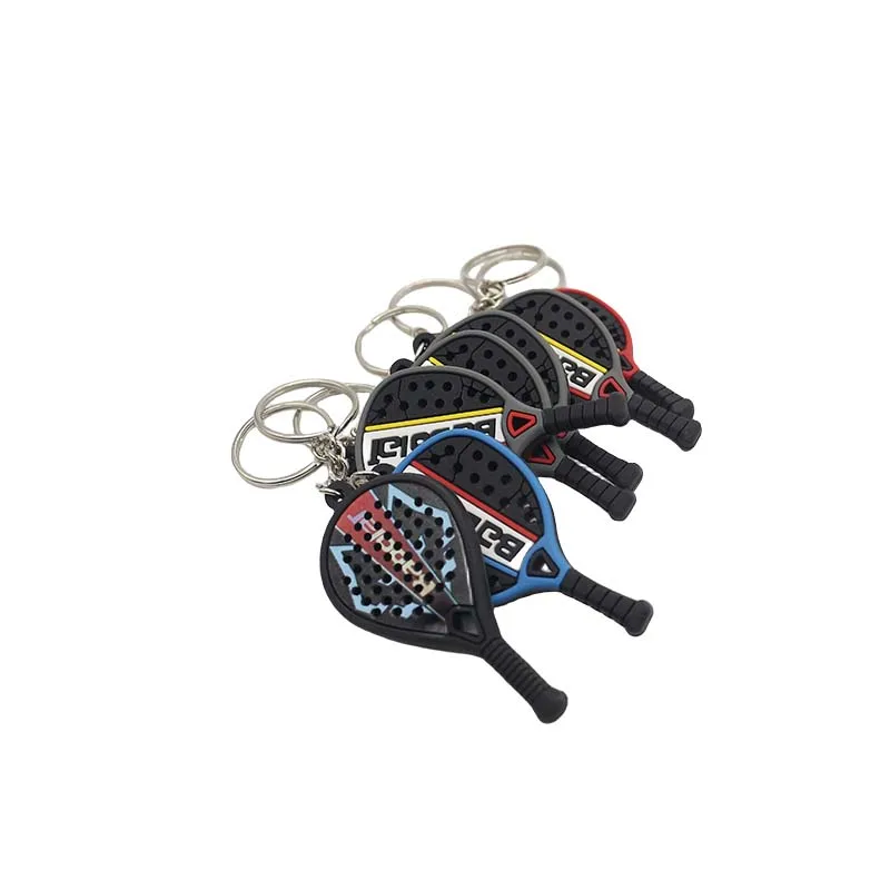 Wsnbwye Raqueta Padel Babolat Racket Gift Anime DIY Rubber Key Chain Cute Rubber Padel Balls Babolat Keychain