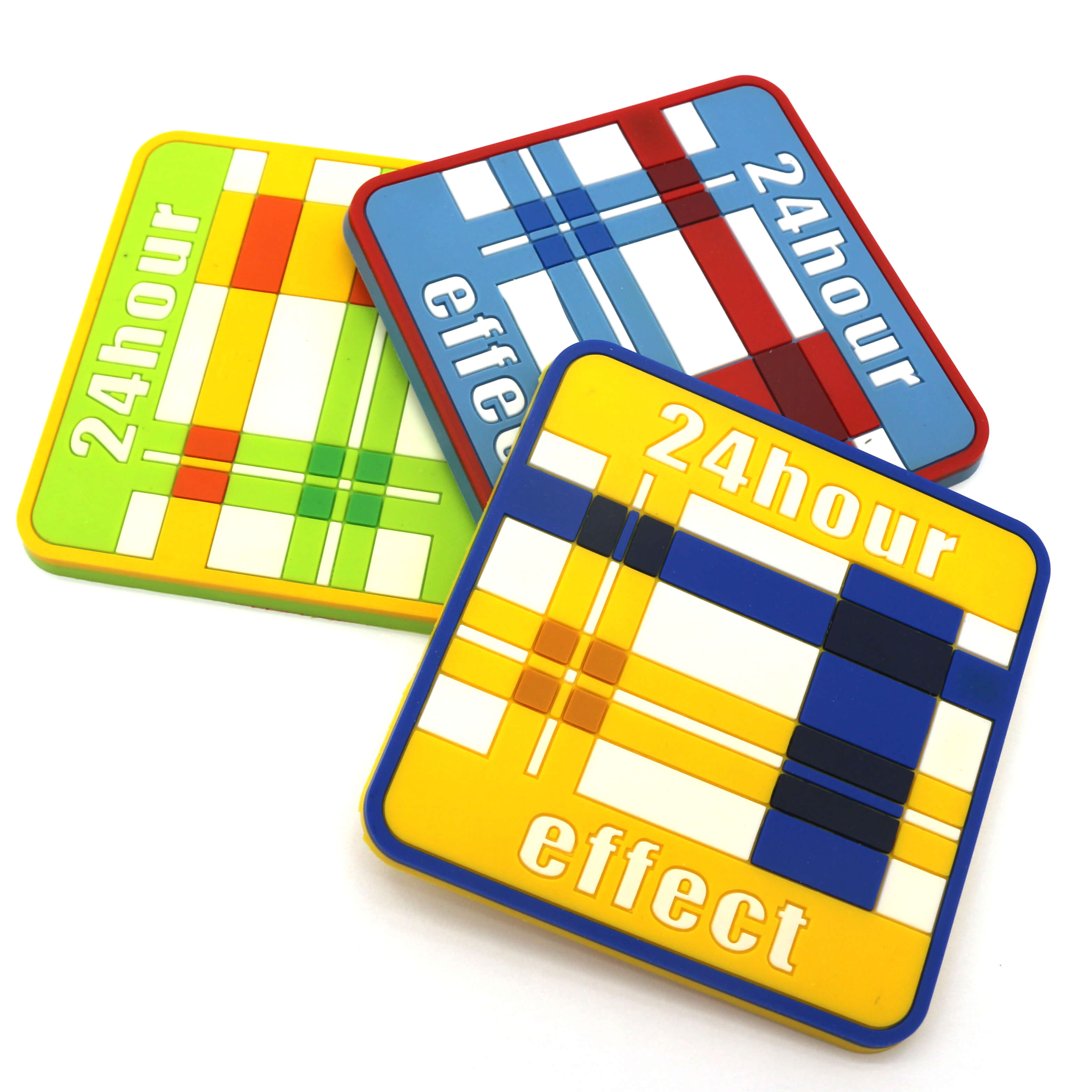 Lattice Series Coaster Kawaii Rubber Coaster Protection Desktop Coaster