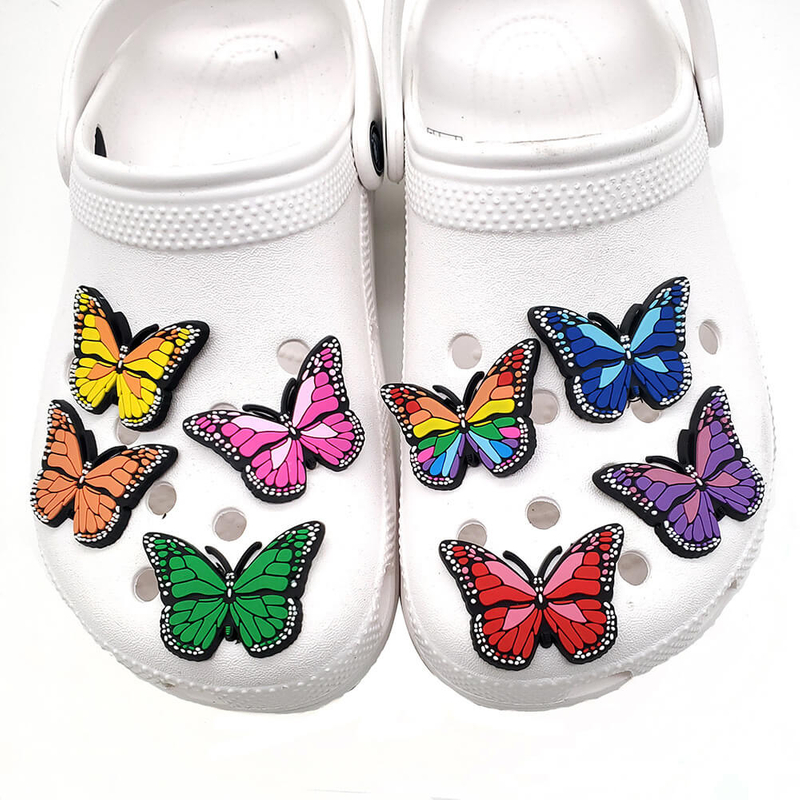 Butterfly Cartoon DIY La Rosa Crocs Charm