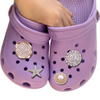 Luxury Designer Shiny Rhinestone Charms Para Crocs Shoe Charms