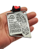 Medallion Running Winner Award Sliver Brass Sports Manufacturer Custom Sports Marathon Running Medal