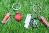 Boxing Series Keychain Anti-Lost Key Accessories Support Custom Pattern Rubber Keychain