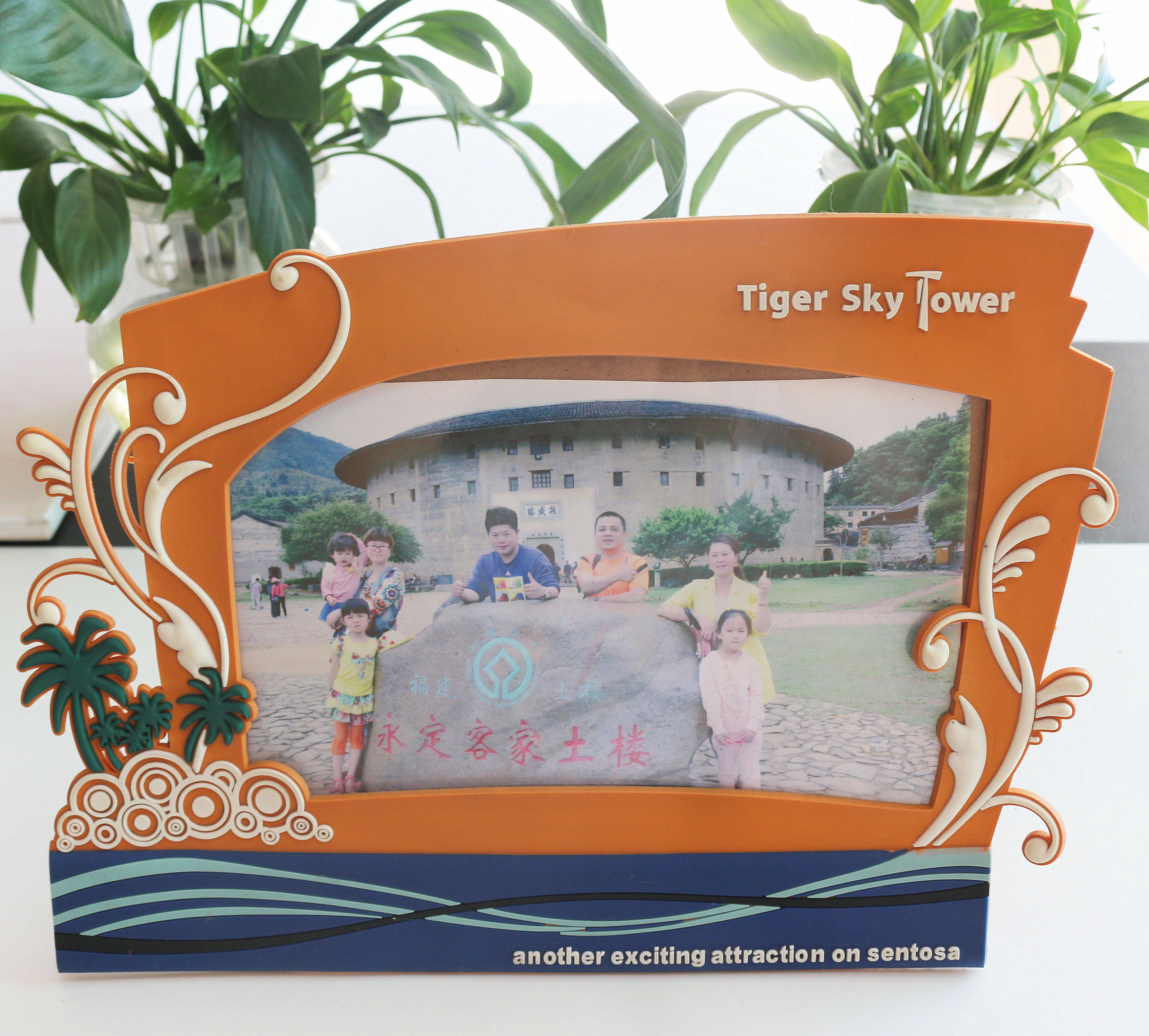 Wholesale custom PVC photo frame photo display desktop decoration