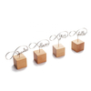 Creative Round Wooden Note Picture Frame Clip Table Number Wedding Photo Holder Photo Clip Memo Name Card