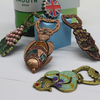 Wholesale No Minimum Custom Tourist Souvenirs Metal 3d Beer Opener Fridge Magnet