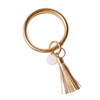 Bracelet With Tassel Hand Chain Bracelet Big Key ring PU Leather Wristlet Keychain Bracelet