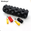 Wsnbwye Gift Anime Foam Massage Roller Fan DIY Business Designer Textured Telescopic Foam Roller Keychain