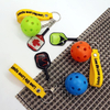 3D mini racket keychain Llaveros carbon resin gift custom logo enamel paddle accessories shovel pickpocket keychain