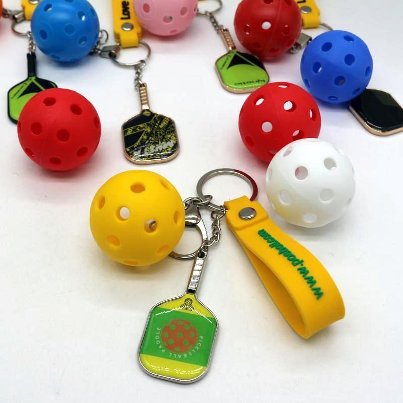 Llaveros Uniker Pickleball Paddle Carbon Ball Manufacturing Machine Keychain Pickleball Business Paddle DIY