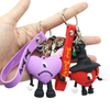 New Arrival Soft Pvc Keyring Accessories Croc Charms Keychain Croc Keychain Wholesale 3d Bad Bunny Glowing In Night Keychain