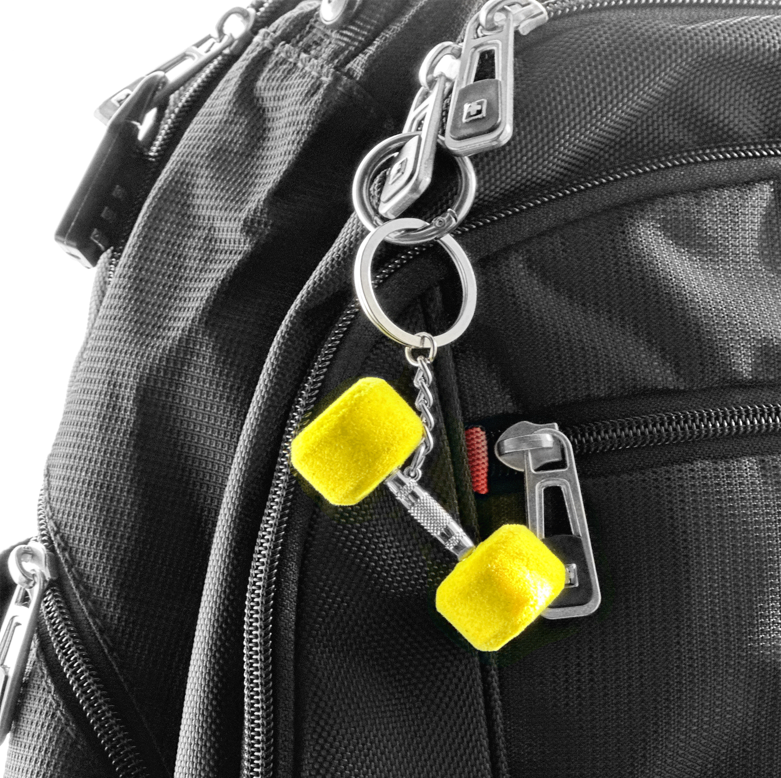 1pc Wsnbwye Weightlifting Equipment Wool Textured Dumbbell Keychain Removable Assembly Fitness Fashion Key Ring Pendant Dumbbell Pendant Gift Suitable for Bag Decoration Gift Unisex