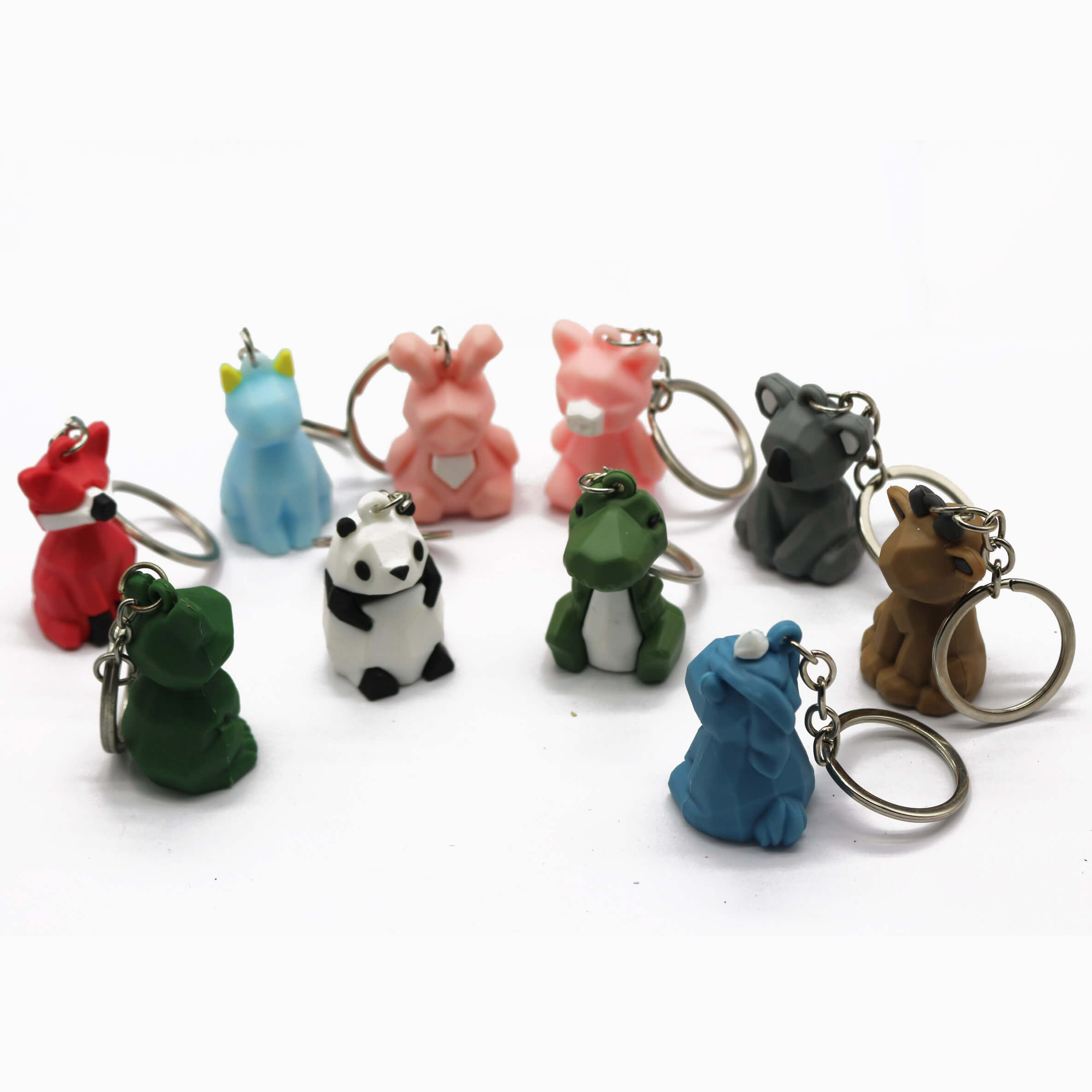 Three-dimensional Cartoon Animal Key Chain Cute Bear Key Chains