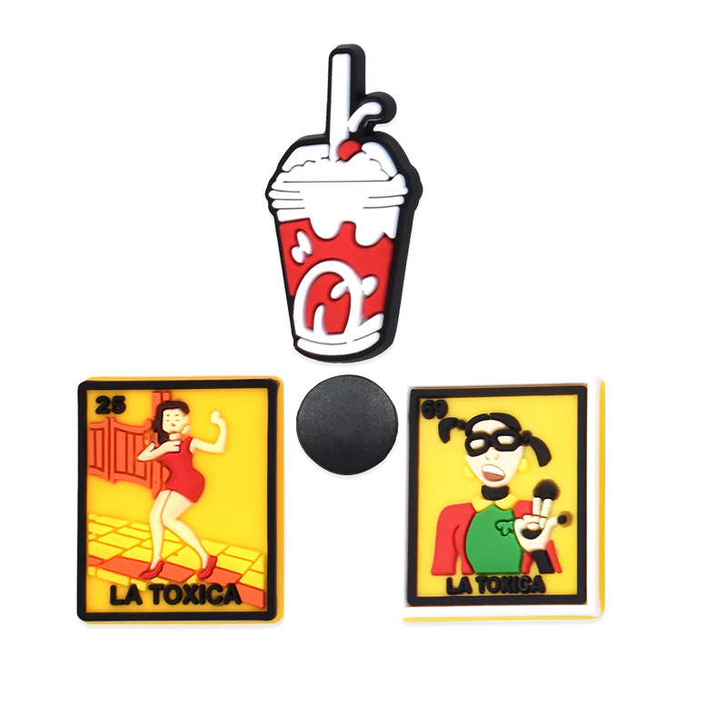 Mexican Rocker Pop Shoes Charms for Bubble Shoes