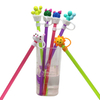 Cartoon Eco-friendly Reuse Straw Customized Silicone Baby Straw