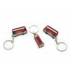 Vintage Bus Phone Booth 3D Metal Keychain
