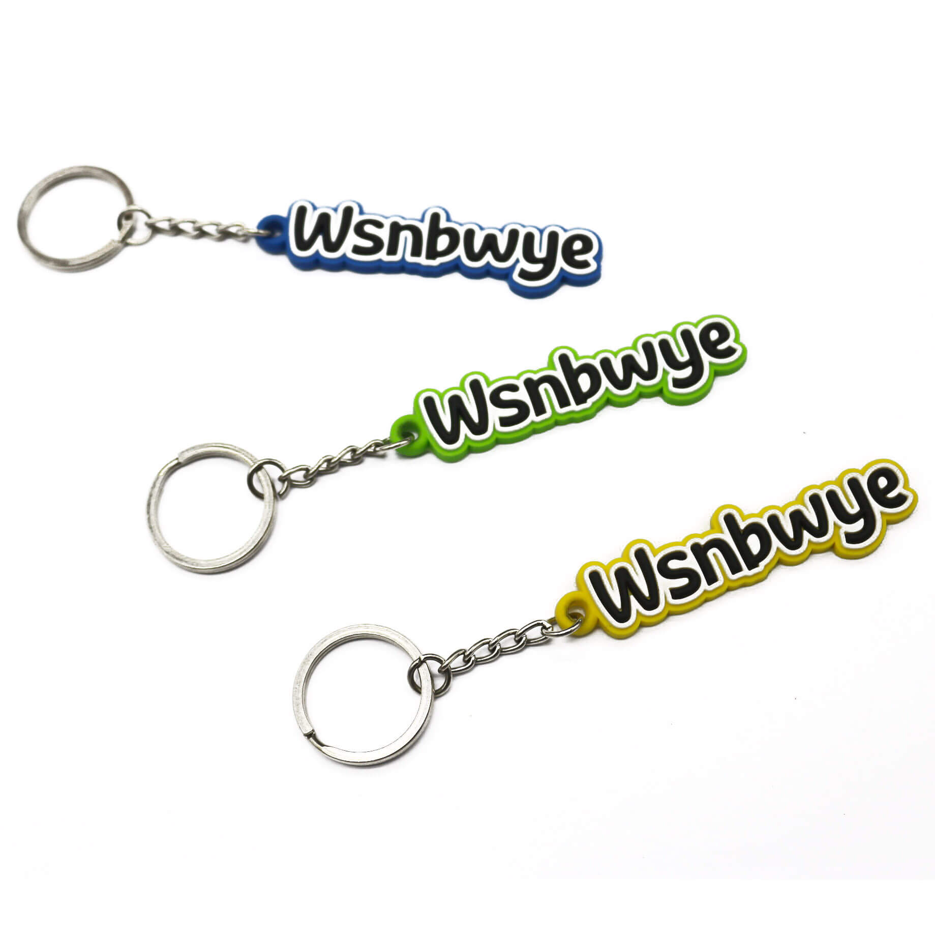 WSNBWYE Custom Made 2d Neoprene Pop Keychain