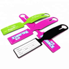 Custom Printed Logo Soft Plastic Pvc Travel Hanger Bag Luggage Name Tag