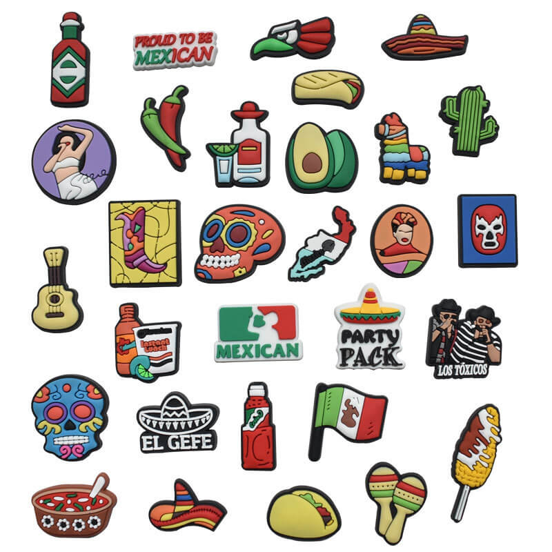 Wholesale Charms For Crocs Charms Mexican Croc Charms