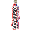 Personalized Creative 2d 3d Letter Key Chain Custom Logo PVC Keychains Soft Rubber Key Chains