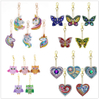 Double-sided Post Drill Owl Crystal Drill 5D Diamond Painting Keychain Kit Spot DIY Acrylic Keychain