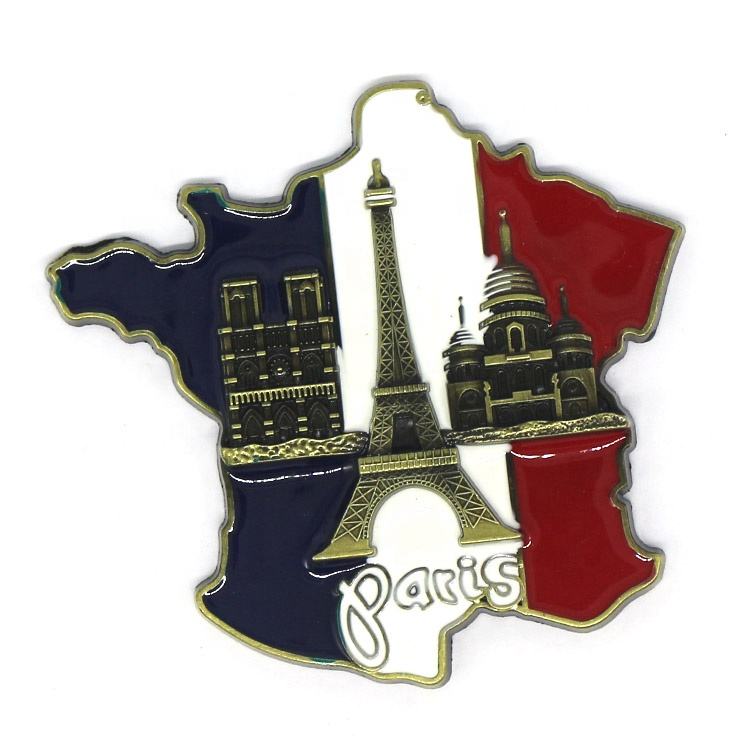 Factory Custom Personalised Sublimation Different Countries Souvenir World City Metal Fridge Magnet For Stickert