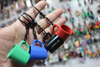 Hot Selling Top Quality Coffee 3d Metal Keychain Accessories Cup Keychain Tea Tools 3d Metal Key Ring