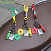 Wsnbwye Llaveros Pickleball Paddle Portachiavi 3D Llaveros Souvenir Enamel Pickleball Gifts Pickleball Paddle With Hole Keychain