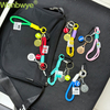 Custom Promotion Rope Vintagel Dumbbell Dumbbell Metal Padel Tennis Dumbbell Grip Handle Breathing Ball Keychain Gifts