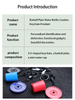 Pink Wholesale Dumbbells Gym 3d Llaveros High Quality Dumbbell Mold Key Chains Kettlebell Dumbbell Strong Keychain